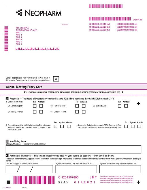 PROXY CARD